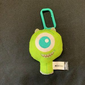 Monsters Inc Plush Mike Wazowski Keychain Disney Pixar